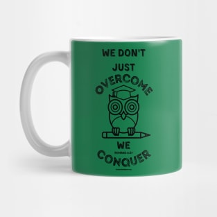 Teacher Conquer Black Mug